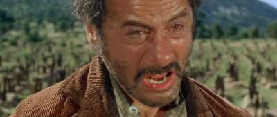 Tuco in the final scene of The Good, The
	Bad and the Ugly